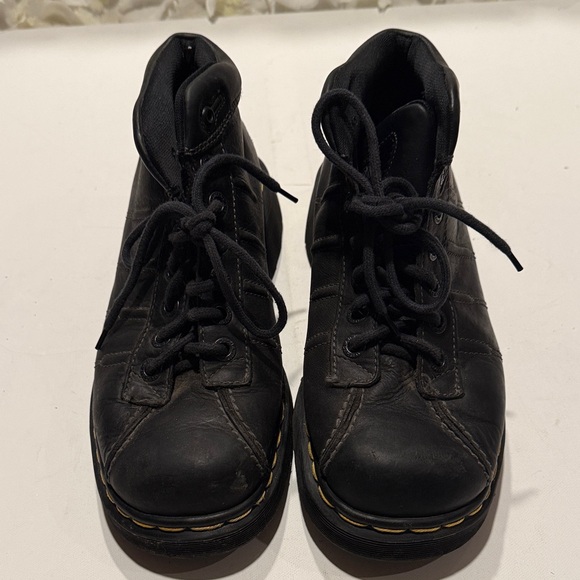 Dr. Martens Black Leather Men's Shoes